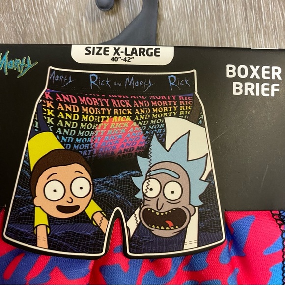 MENS CARTOON LICENSED BOXERS NEW SIZE XL TOM & JERRY / LOONEY TUNES / RICK MORTY - Picture 6 of 10